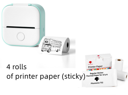 Portable Mini Thermal Label Printer